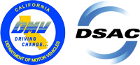 DMV and DSAC logos